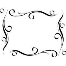 Black And White Orange Clip Art Black And White Border Template Border Templates Boarder Designs Clip Art
