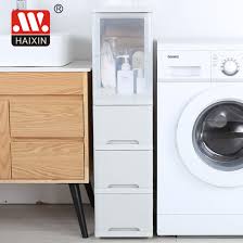 The drawers slide in and out easily, and have a guide on the right side (i.e., the side opposite the blind corner storage) that holds the drawer securely when it's open. China Household Plastic Storage Corner Cabinet With Drawers And Container China Plastic Cabinet And Storage Cabinet Price