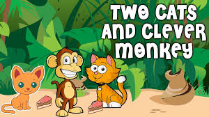 The Story Of Two Cats And A Monkey Panchatantra Tales For Kids In English Moral Stories In Hindi Moral Stories Stories For Kids