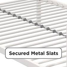 A classic design reinvented, simplicity and style combined are the hallmarks of the dhp modern canopy metal bed. Dhp Modern Canopy Bed With Built In Headboard Queen Size White Buy Online At Best Price In Uae Amazon Ae