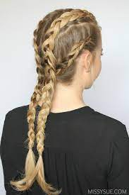 Four Dutch Braids Hairstyle Hair Styles Dutch Braid Hairstyles Braided Crown Hairstyles