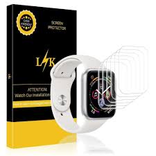 6 Pack Apple Watch 44mm Series 4 Liquid Skin Screen Protector Flexible Hd Film Lk