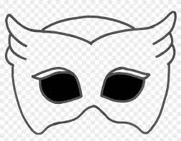 Miraculous ladybug coloring pages mermaid | how to draw and color ladybug sereia mermaid cat noir. Printable Owlette Mask With Transparent Background Owlette Mask Coloring Page Free Transparent Png Clipart Images Download