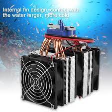 Aquarium cooler made out of a used mini fridge, 100 feet of 1/4 plastic tubing and a very quite adjustable underwater pump. Diy Household Fish Tank Chiller 12v Mini Refrigerator Semiconductor Cooler Buy At The Price Of 46 49 In Aliexpress Com Imall Com