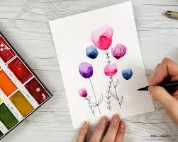 Post resources such as tutorials, ask questions, learn about and the art of watercolor! Easy Watercolor Flowers Step By Step Tutorial Dawn Nicole