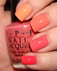 Pin By Ashley Train On Beauty Coral Nails Coral Nail Polish Nails