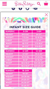 Lilly Pulitzer Infant Size Chart Cute Baby Girl Outfits