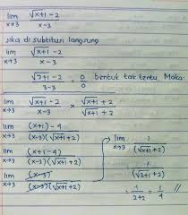 Soal limit bentuk akar dari agmalyada istana matematika. Soal Dan Pembahasan Limit Fungsi Aljabar Dan Trigonometri 1 5 Istana Mengajar