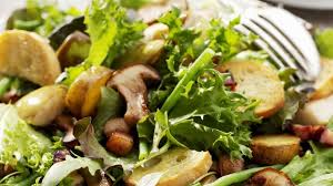 Herbstsalat Mit Gebratenen Pilzen Rezept Herbst Salat Gebratene Pilze Salat