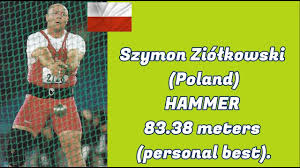 Szymon jerzy ziółkowski is a retired polish hammer thrower and an olympic gold medal winner from sydney 2000. Szymon Ziolkowski Poland Hammer 83 38 Meters Personal Best Youtube