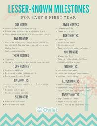 Milestones For Babys First Year Baby Milestones New Baby