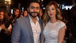 زوجة تامر حسني تثير الجدل