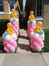 Pin By Angie Trosclair On Pictures Of My Work Baby Shower Balloons Baby Shower Decorations Baby Shower Ballons