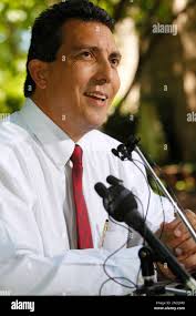 Dr. Scott Faulkner talks about his brother, Gary Brooks Faulkner, during a  news conference outside the studios of a television station in Denver