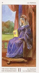Ii The High Priestess Tarot Of The Renaissance By Giorgio Trevisan Tarot Cards Major Arcana Tarot Major Arcana Cards