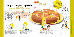 Astrapi Vous Propose Une Nouvelle Recette Le Quatre Quarts Puzzle Pour 4 Personnes Cette Recette Est Simple Et Recette Recette Illustree Recettes De Cuisine