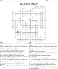 The Executive Branch Crossword Application Wordmint