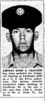 John Trainer-son of cliff Trainer