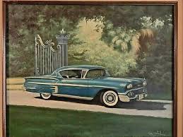 Image result for Fathom Blue 1958 Chevrolet