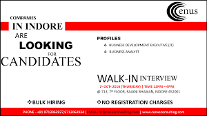 Walk Ins For The Profile Of Business Development Executive And Business Analyst In Indore Indore Jobs Walki Business Analyst Business Development Earn Trust