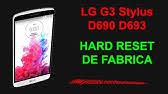 Turn on your lg g3 stylus phone with a sim card different from the original operator (example: Desbloquear Hard Reset Lg G3 Stylus G3 Beat G4 Stylus G4 Beat Y Todos Los Modelos G3 Y G4 Youtube