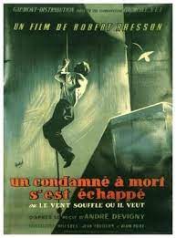 Direccion Robert Bresson Reparto Francois Leterrier Roland Monod Charles Le Clainche Genero Dram En 2020 Condenado A Muerte Cine Frances Carteles De Cine