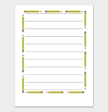 These sheets of blank and lined writing paper are great, but maybe you want to make your own! Lined Paper Template 38 Free Lined Papers In Word Pdf