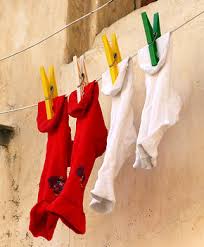 Rewash the affected clothes confirm that the item that bled color is out of the wash load. Remove Bleeding Colors From Laundry Help