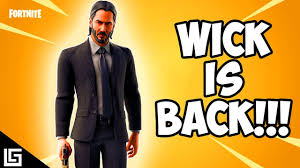 'fortnite' announces 'john wick' collaborative skins and game mode update: Is John Wick Coming Back To Fortnite Youtube
