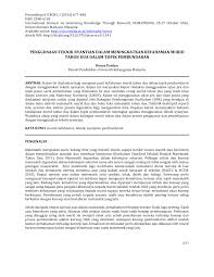 Panduan kertas cadangan kajian tindakan contoh laporan kajian tindakan contoh kajian tindakan matematik. Pdf Penggunaan Teknik Nyanyian Dalam Meningkatkan Kefahaman Murid Tahun Dua Dalam Topik Pembundaran