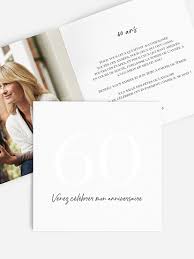 Personnalisez votre invitation anniversaire 60 ans pour fille et garçon. Carte Invitation Anniversaire 60 Ans Large Choix De Modeles