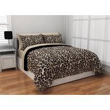 Bed sheets, cheetah and zebra print? Brushstroke Cheetah Bed In A Bag Bedding Set Walmart Com Walmart Com