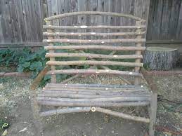 Maybe you would like to learn more about one of these? Bench Made From Tree Branches Rustic Outdoor Chairs Patio Garden Design Twig Furniture