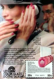 Nail polish ads from the '80s: Popular colors & top brands (1980-1989)