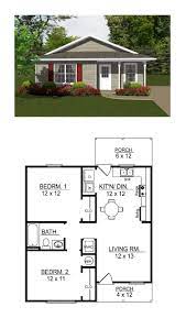 Traditional Style House Plan 96700 With 2 Bed 1 Bath House Plans Small House Plans Small House Floor Plans
