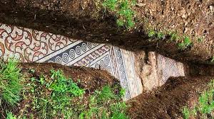 A roman mosaic floor has been unearthed at a vineyard in northern italy following several failed digs. Stunning Roman Mosaic Floor Found Intact Under A Vineyard In Italy