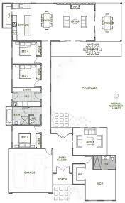 The Elara Offers The Very Best In Energy Efficient Home Design From Green Homes Australia Ta U Shaped House Plans Open Floor House Plans Courtyard House Plans