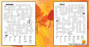 We hope you enjoy this collection of free june large print puzzles. Free Printable Autumn Fall Word Fill In Puzzles Tree Valley Academy