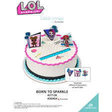 These are some of our lol doll cake designs. L O L Surprise Born To Sparkle The Magic Of Cakes Page Decopac
