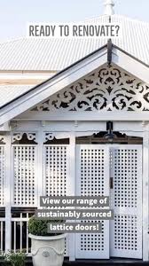 Lattice Door Video In 2020 Queenslander Architecture Building Aesthetic House Cladding