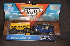 I did not show it in video 2021 is a very hyped year burned victim and biker zombie are coming!!! A Closer Look At The Monster Jam Higher Education Vs Bounty Hunter Die Cast Monster Trucks Movies Games And Tech