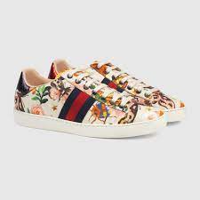 Gucci Gucci Garden Exclusive Ace Sneaker Print Sneakers Sneakers Floral Sneakers