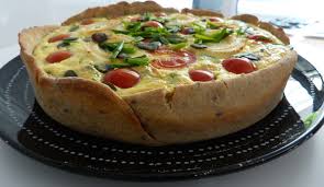 Überall können sie mit unserem pfannenpizza rezept ihr lieblingsessen servieren. Goat Cheese Quiche With Cherry Tomatoes And Pumpkin Seeds Un Petit Oiseau Dans La Cuisine
