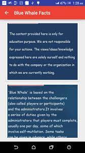Unlock different types of whales ( white whale, blue whale ) and complete different type of challenges. Blue Whale Fact For Android Apk Download