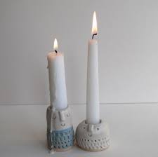 Candle Holder Pair 3 Diy Ceramic Diy Pottery Clay Ceramics