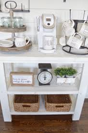 Diy Coffee Bar Table How To Build Your Own Farmhouse Style Distressed Coffee Bar Table Diy Coffee Bar Table Coffee Bar Home Diy Coffee Bar