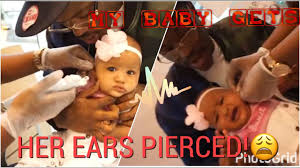 Baby Gets Her Ears Pierced Youtube