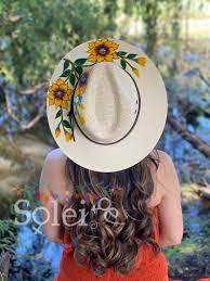 Mexican Artisanal Hat Hand Painted Fedora Colorful Floral Hat Traditional Mexican Hat Floral Painted Sombrero Mexican Sombrero Painted Hats Women Hats Fashion Beautiful Hats