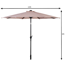 Pin On Patio Solar Umbrella