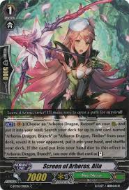 Vanguard is a recently popular trading card game (tcg) made by a japanese company, bushiroad. Screen Of Arboros Aila 6837 Cardfight Vanguard Card Database